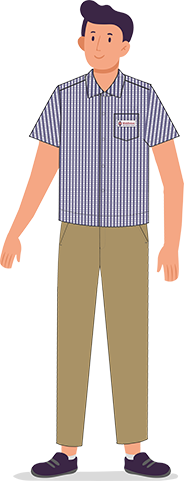 big boy high school vector