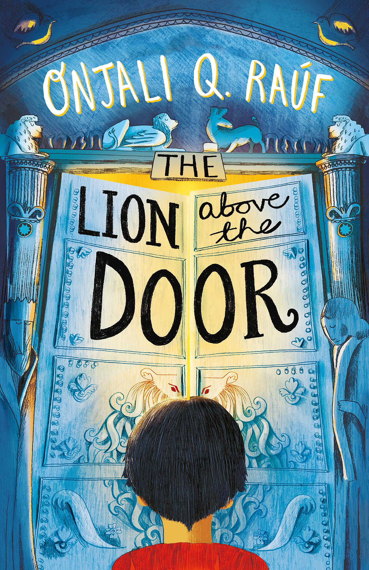 The lion above the door